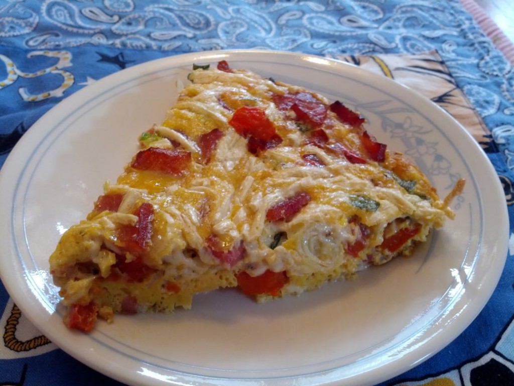 Quiche with Ham & Bell Pepper Kodiak Herbal Metis Culture